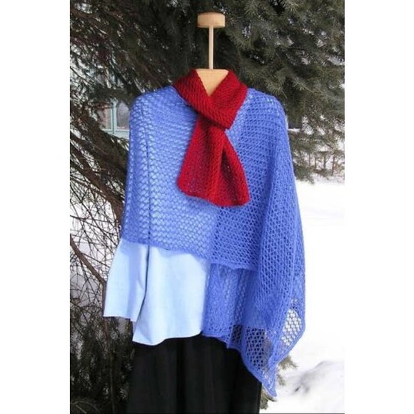 New Barbara Organ Cabin Fever 080 Skydive Scarf or Stole Knitting Pattern - Picture 2 of 3